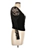 Shein Black 3/4 Sleeve Top Size L - photo 4