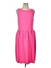 St. John Solid Pink Casual Dress Size 10 - photo 1