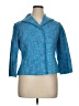 Sigrid Olsen Sport 100% Silk Blue Jacket Size 14 (petite) - photo 1