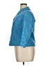 Sigrid Olsen Sport 100% Silk Blue Jacket Size 14 (petite) - photo 5