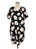 Gold Coast 100% Polyester Floral Black Casual Dress Size M - photo 1
