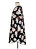 Gold Coast 100% Polyester Floral Black Casual Dress Size M - photo 5
