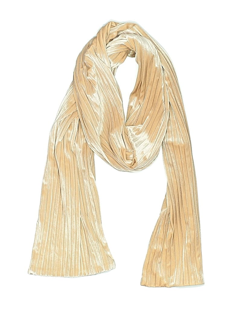 Pre-owned Unbranded Scarf In Tan