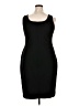 City Chic Solid Black Cocktail Dress Size 18 Plus (M) - photo 2