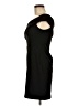 Aqua 100% Polyester Solid Black Cocktail Dress Size 6 - photo 5