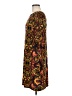 Leota Paisley Brown Red Casual Dress Size M - photo 5