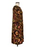 Leota Paisley Brown Red Casual Dress Size M - photo 4