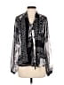 Assorted Brands 100% Polyester Silver Long Sleeve Blouse Size XS - photo 1