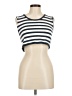 Fashion 100% Polyester Ivory Sleeveless Top Size M - photo 1