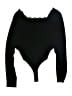 ASOS 100% Polyester Black Long Sleeve Top Size 10 - photo 2