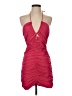 MNG 100% Polyester Red Cocktail Dress Size 2 - photo 1