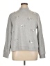 Talbots Floral Silver Sweatshirt Size XL - photo 1