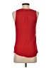 Express 100% Polyester Red Sleeveless Blouse Size XS - photo 2