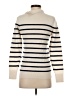 Banana Republic Stripes Ivory Turtleneck Sweater Size XS - photo 2