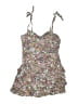 American Gold 100% Cotton Floral Pink Romper Size S - photo 1