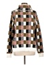 Violet & Ruby Checkered-gingham Brown Turtleneck Sweater Size L - photo 1