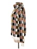 Violet & Ruby Checkered-gingham Brown Turtleneck Sweater Size L - photo 5