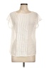 14th & Union Ivory Short Sleeve Blouse Size L - photo 1