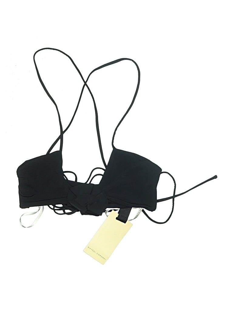 Maygel Coronel Swimsuit Top Black Swimwear