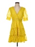 NSR 100% Polyester Yellow Cocktail Dress Size S (estimated) - photo 1