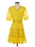 NSR 100% Polyester Yellow Cocktail Dress Size S (estimated) - photo 2