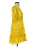 NSR 100% Polyester Yellow Cocktail Dress Size S (estimated) - photo 4