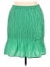 Vero Moda 100% Polyester Solid Green Casual Skirt Size XL - photo 1