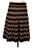 Etcetera Chevron-herringbone Brown Casual Skirt Size S - photo 2