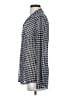 CAbi Houndstooth Blue Long Sleeve Button-Down Shirt Size S - photo 5