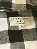 Matchstick 100% Cotton Checkered-gingham Black Long Sleeve Button-Down Shirt Size L - photo 7