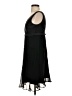 Donna Ricco 100% Polyester Solid Black Cocktail Dress Size 4 (petite) - photo 5