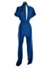 Black Halo 100% Polyamide Solid Blue Jumpsuit Size 0 - photo 2