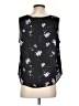 Banana Republic 100% Polyester Black Sleeveless Blouse Size S - photo 2