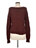Babakul Tweed Burgundy Pullover Sweater Size M - photo 2