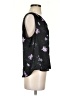 Banana Republic 100% Polyester Black Sleeveless Blouse Size S - photo 4