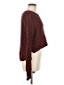 Babakul Tweed Burgundy Pullover Sweater Size M - photo 4