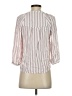 Evereve 100% Rayon Stripes Pink 3/4 Sleeve Blouse Size S - photo 2