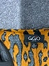 GiGio 100% Rayon Animal Print Orange Long Sleeve Blouse Size S - photo 7