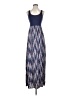 Mudd Chevron-herringbone Blue Casual Dress Size XS - photo 1