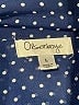 Olsenboye 100% Polyester Polka Dots Blue Casual Dress Size L - photo 7