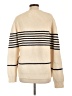 Tory Sport Stripes Ivory Wool Pullover Sweater Size L - photo 2