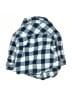 First Impressions Checkered-gingham Blue Long Sleeve Button-Down Shirt Size 3-6 mo - photo 2