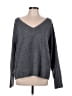 Lucky Brand Gray Pullover Sweater Size L - photo 1