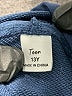 Unbranded 100% Polyester Blue Zip Up Hoodie Size 13 - photo 3