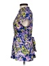 Apt. 9 100% Polyester Floral Purple Short Sleeve Blouse Size XS (petite) - photo 5