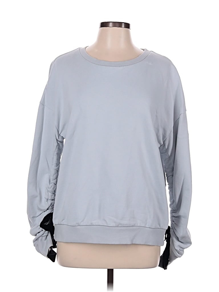 Pre-owned Halogen Sweatshirt In Gray