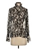 Moa Moa Silver Long Sleeve Blouse Size S - photo 1