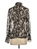 Moa Moa Silver Long Sleeve Blouse Size S - photo 2
