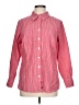 Liz & Co. Stripes Red Pink Long Sleeve Button-Down Shirt Size L (estimated) - photo 1