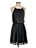 Mi ami Metallic Blue Cocktail Dress Size S - photo 1